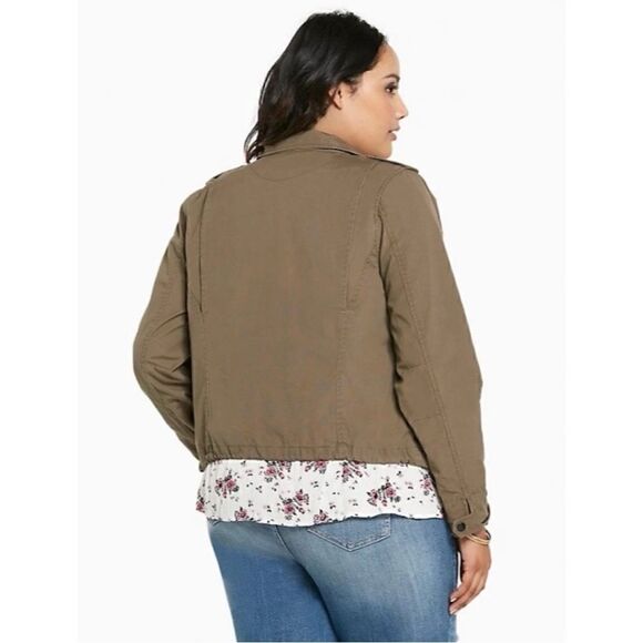 NWOT Torrid Utility Bomber Jacket - Picture 2 of 9